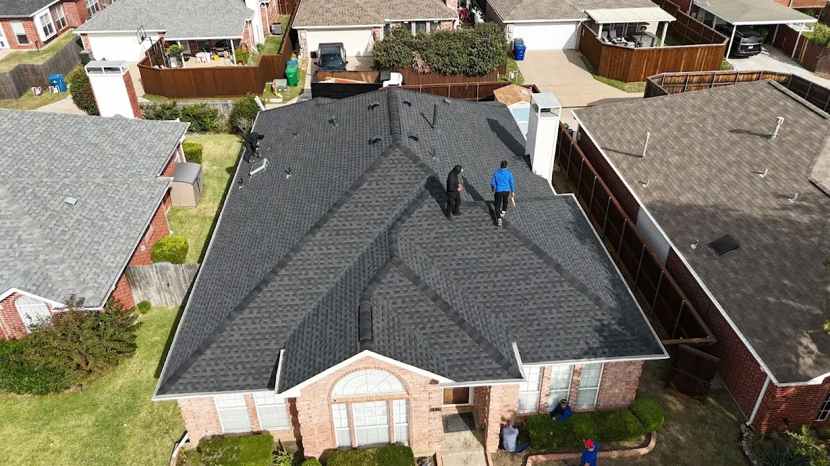 Slate & Tile Roof Repair work in progress on a Lomita property